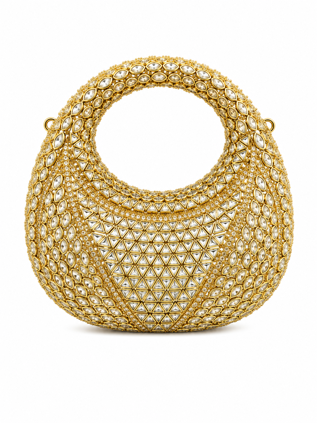 Kundan moon clutch E