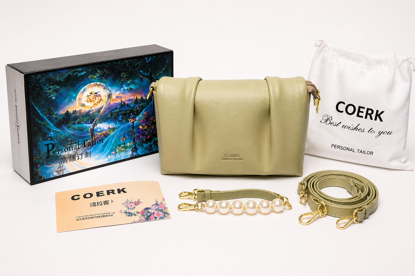 Pearl Grace Luxe Bag With Box