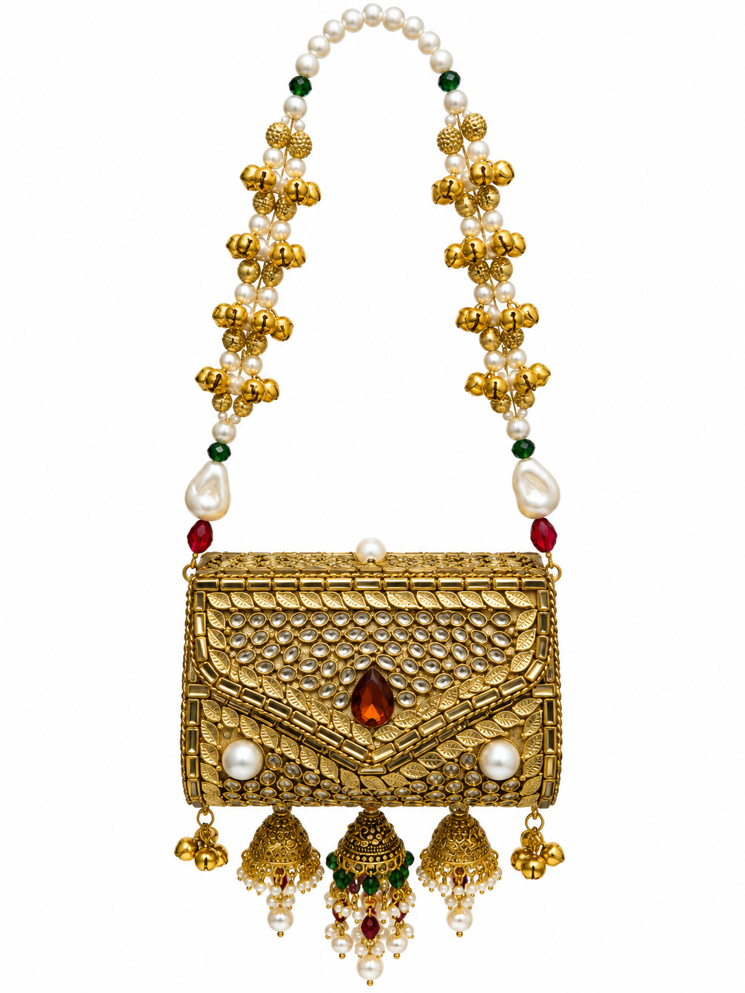 Jhumar Turkish Kundan Clutch