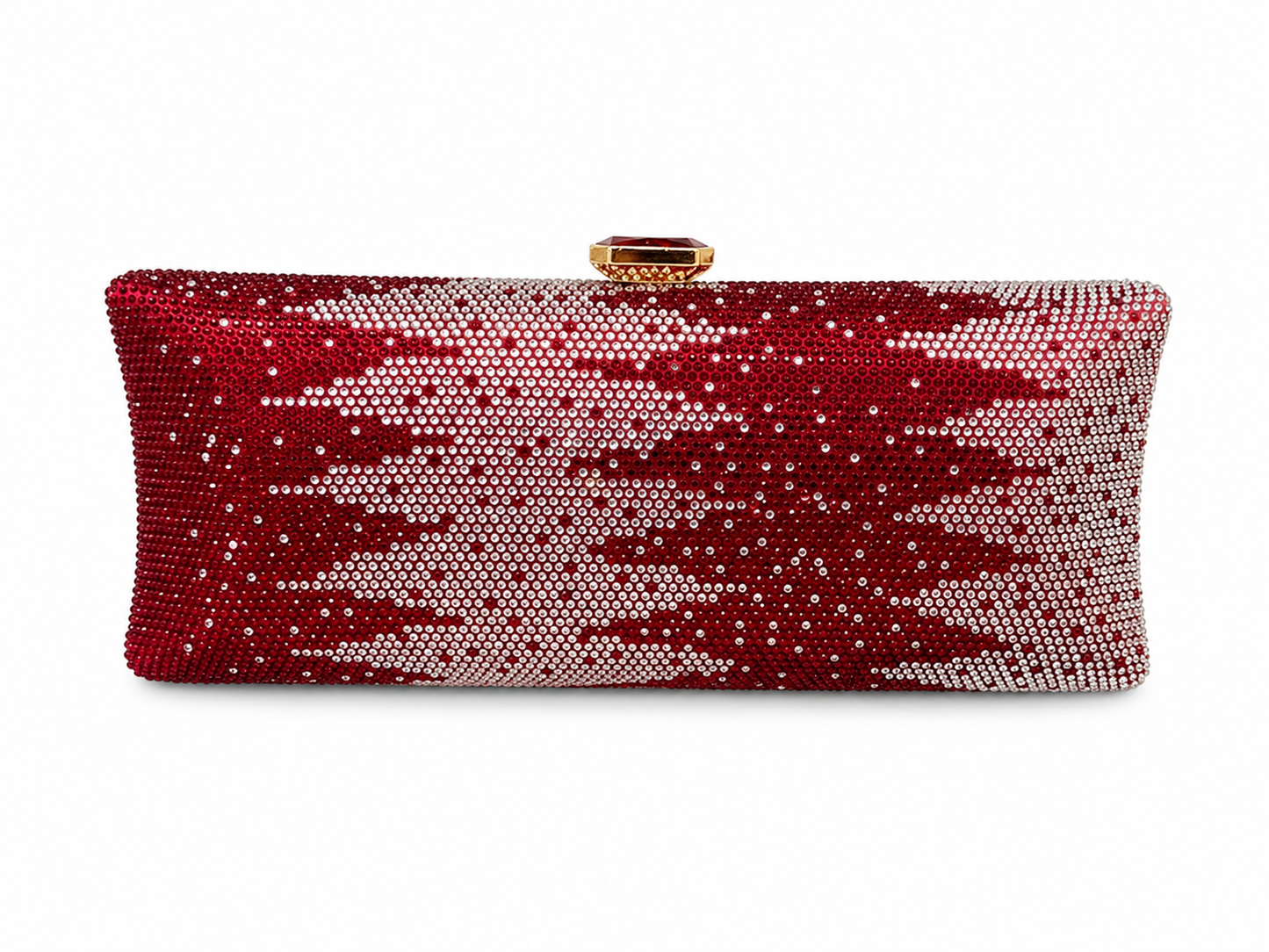 Midnight Royale Long Swarovski Clutch