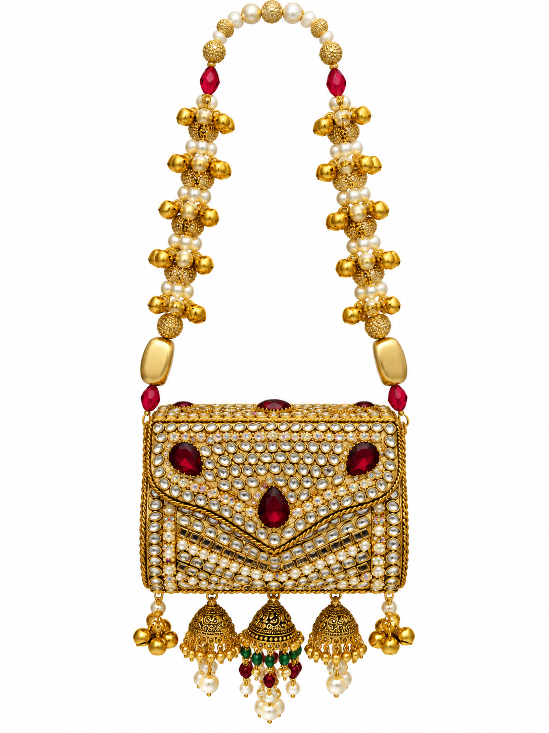 Jhumar Turkish Kundan Clutch