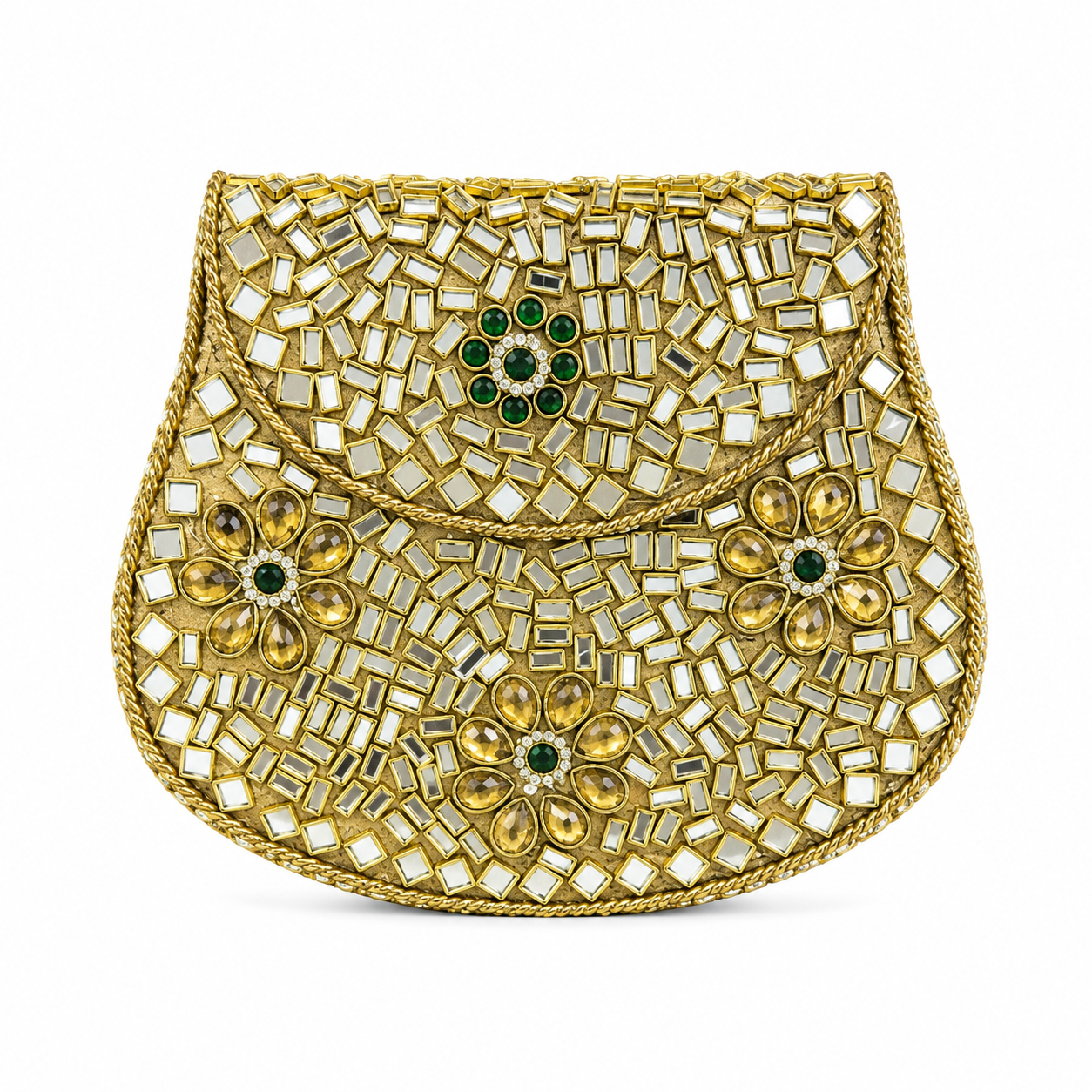 Indian Clutch Kundan Design G