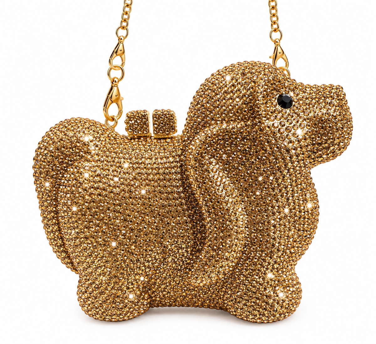 Rhinestone puppy Casting Clutch🐶