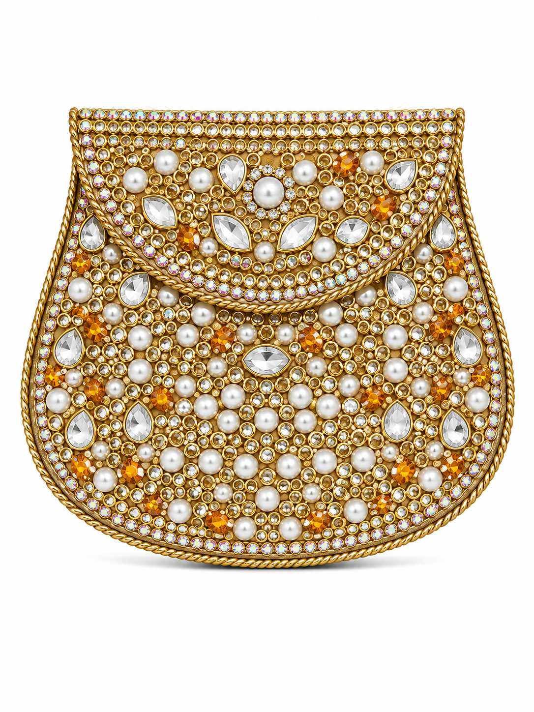 Indian Clutch Kundan Design U