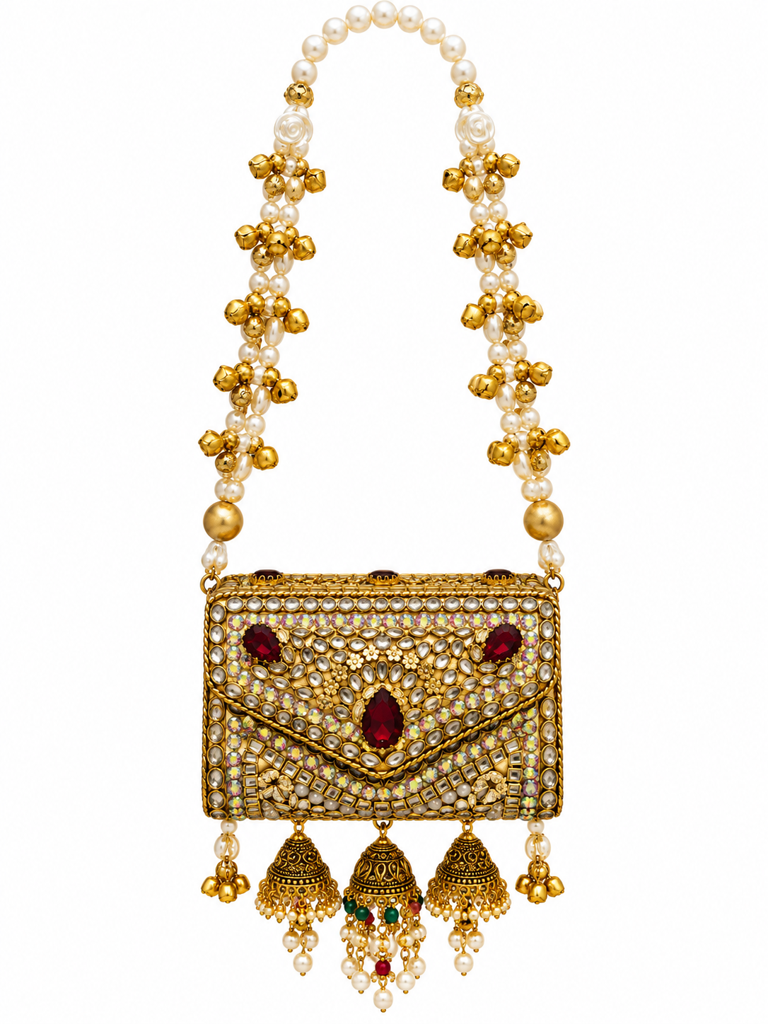 Jhumar Turkish Kundan Clutch