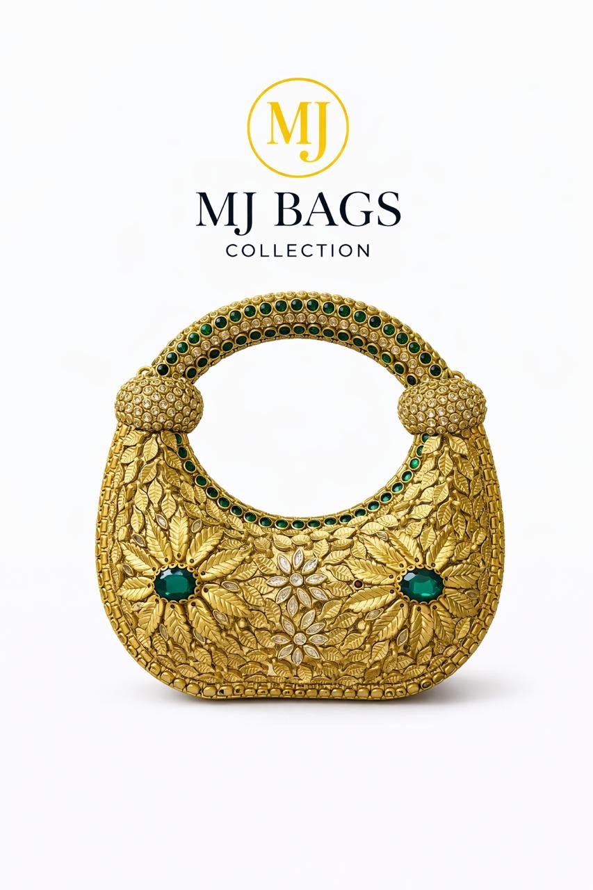 β¨ Royal Kundan Bridal Clutch β¨