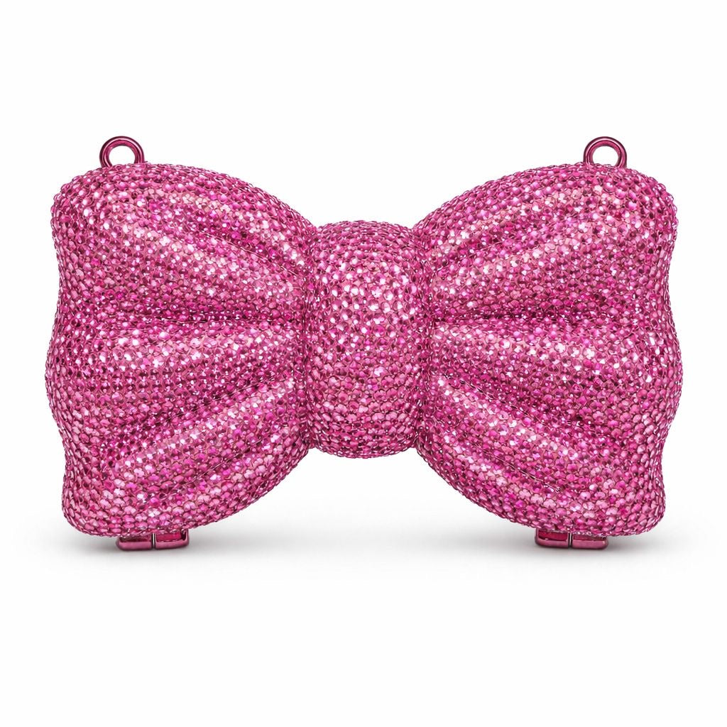 *Swarovski Glam Mini Bow Clutch* silver