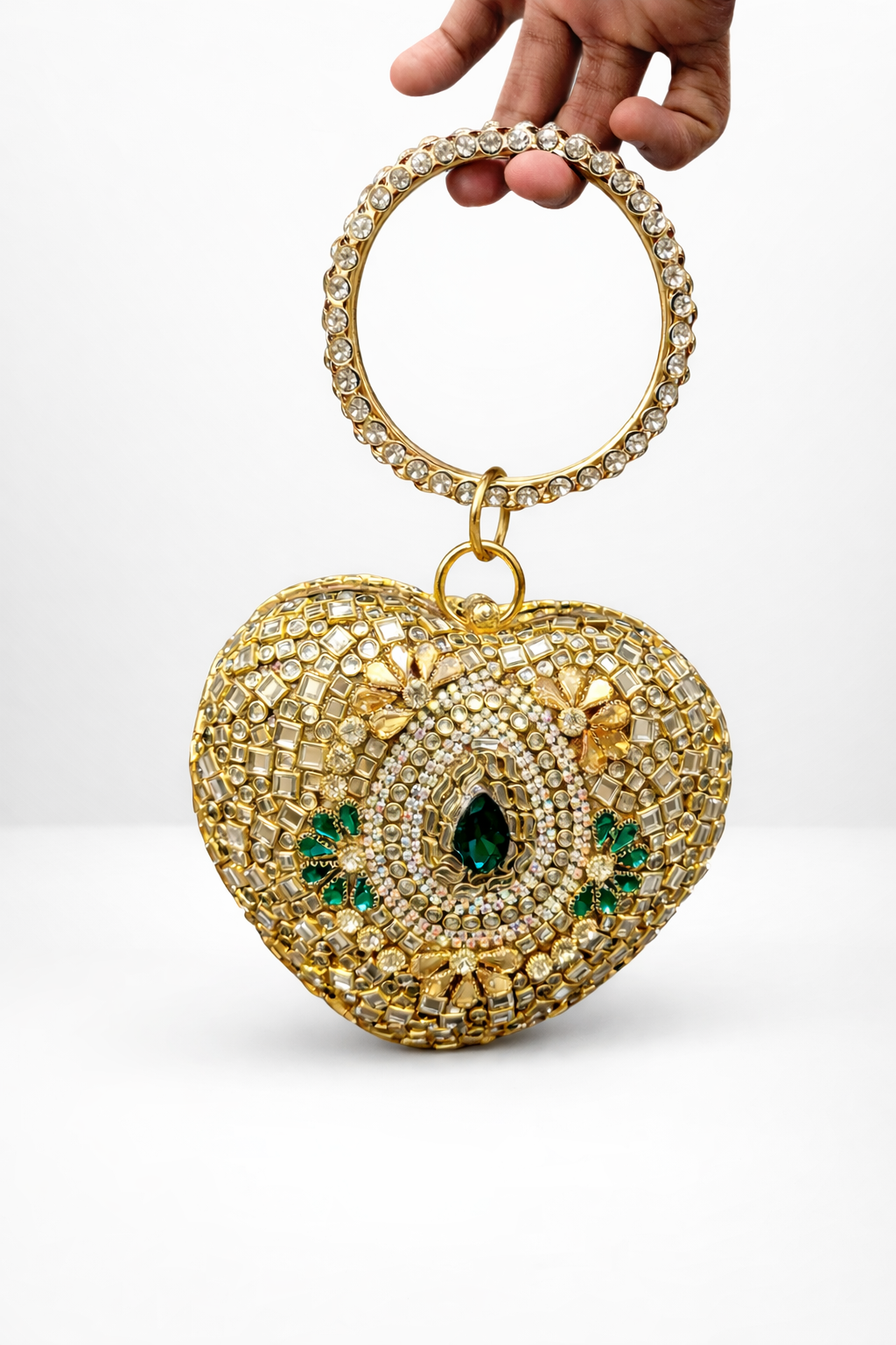 Royal Noor Big Heart Clutch