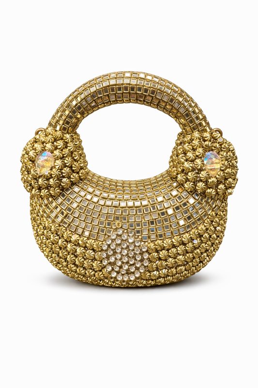 Noor Mini Kundan Tokri Clutch