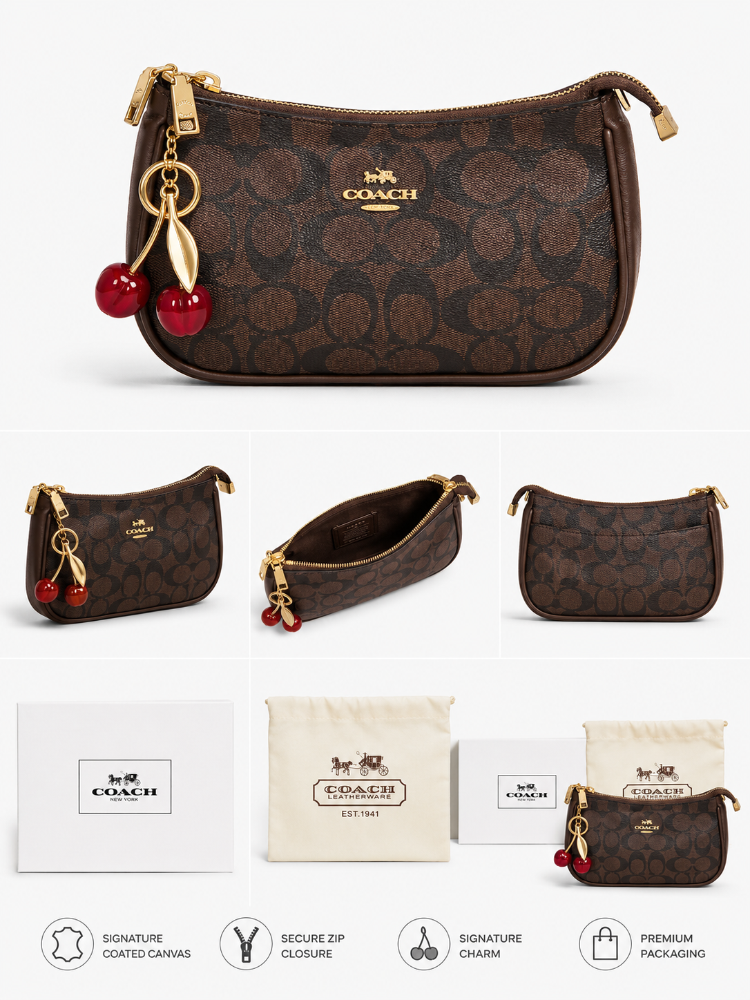 Coach coded bag