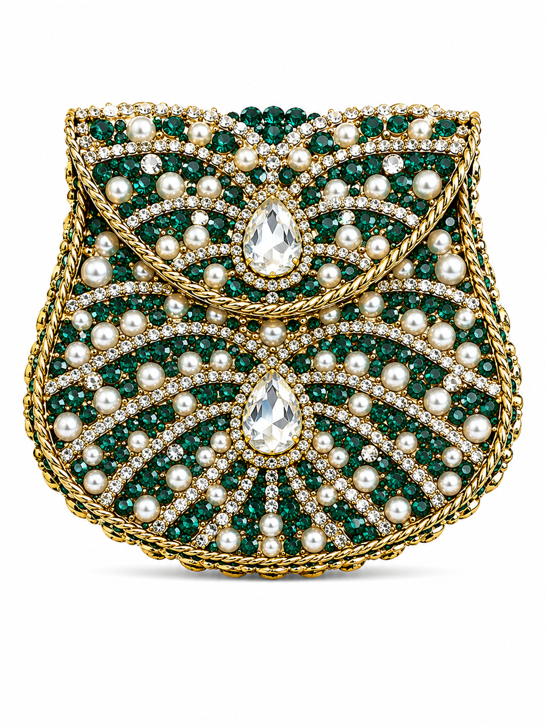 Indian Clutch Kundan Design Ad