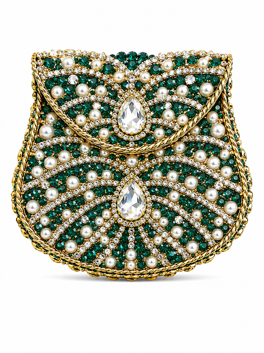 Indian Clutch Kundan Design Ad