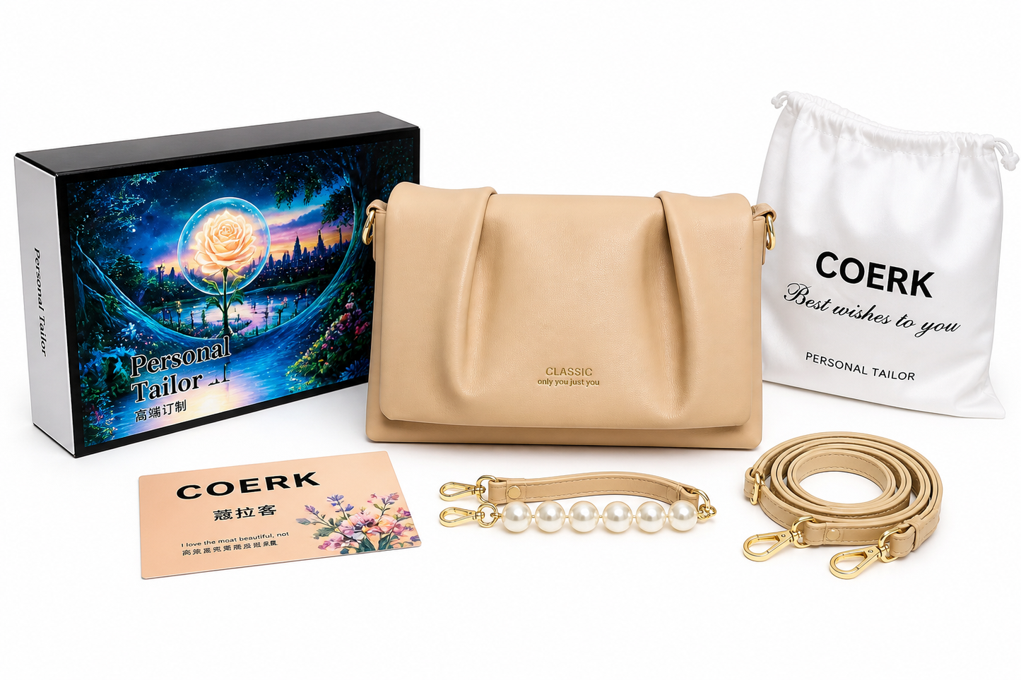 Pearl Grace Luxe Bag With Box