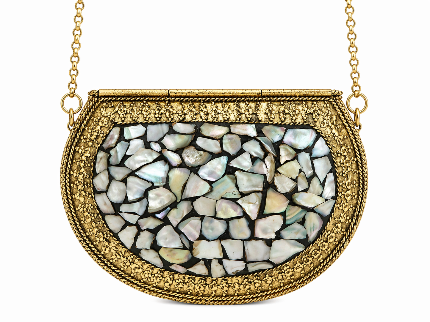 Antique Gold Clutch