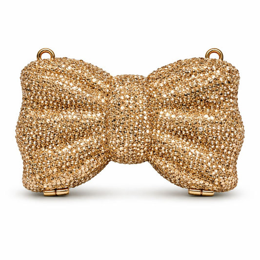 *Swarovski Glam Mini Bow Clutch* silver