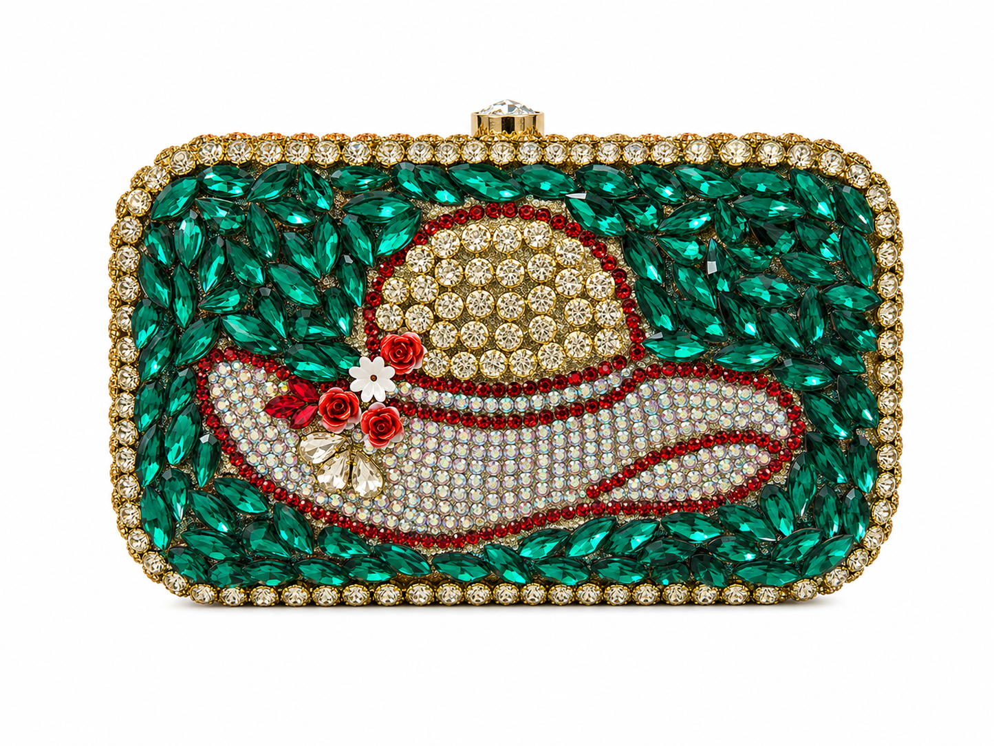 Royal Crystal Hat Clutch