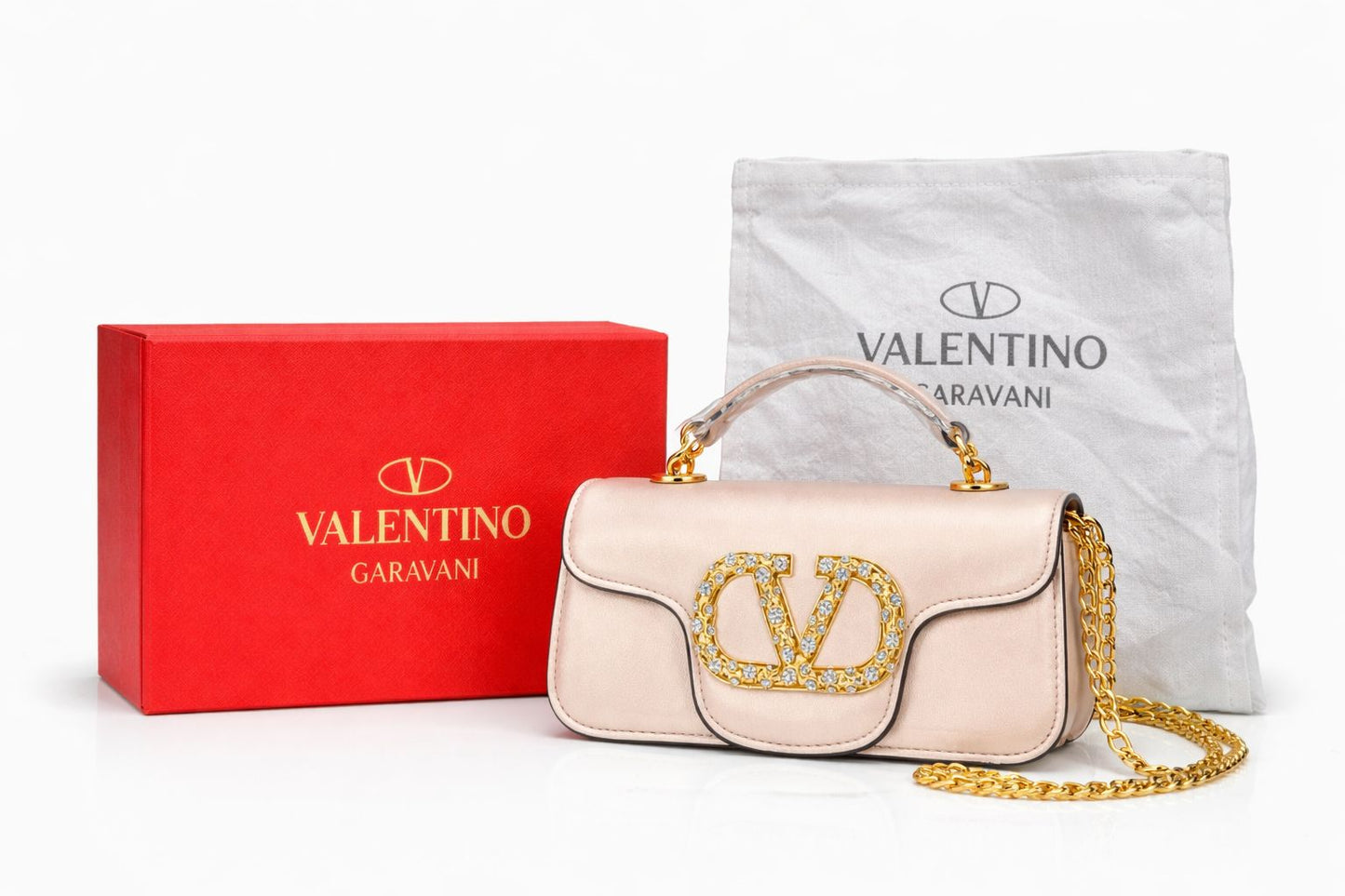 *Valentino Crystal V Luxe bag