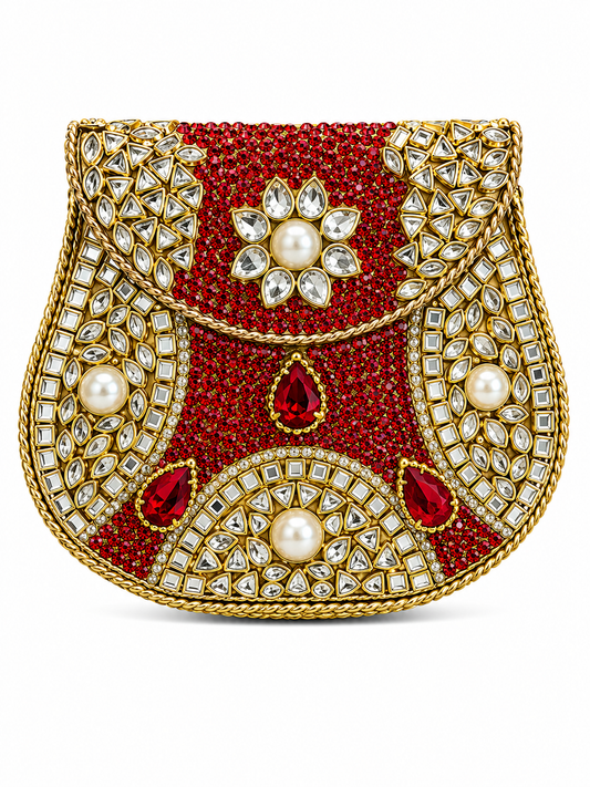Indian Clutch Kundan Design X