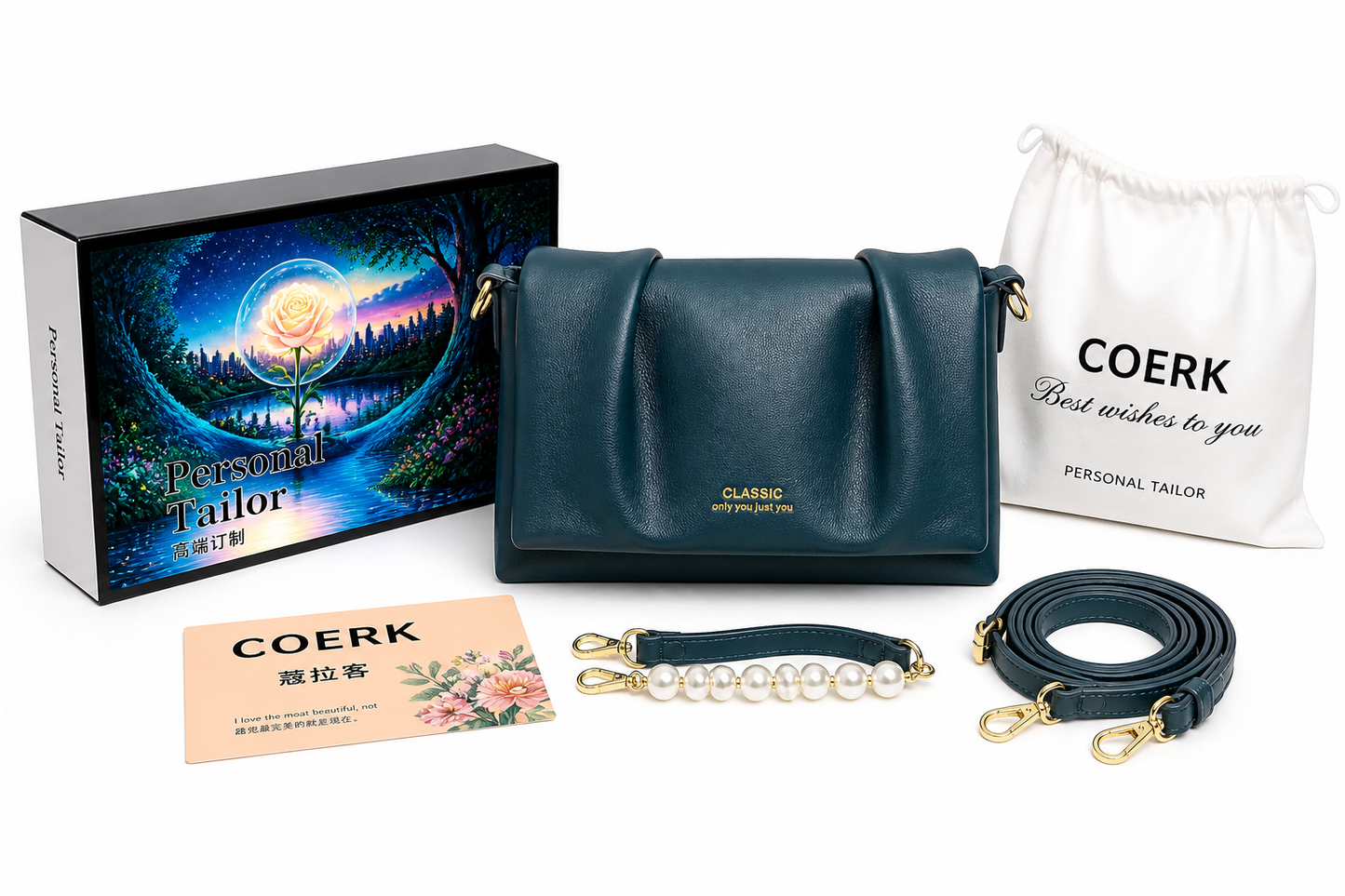 Pearl Grace Luxe Bag With Box