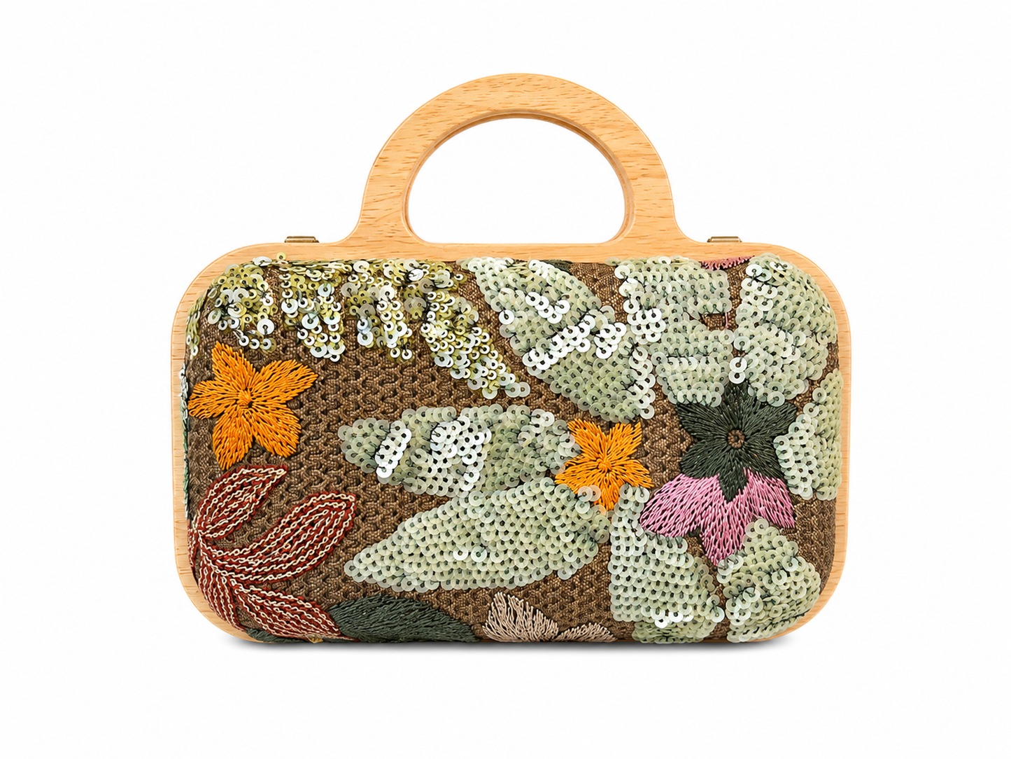 Wooden handmade bag