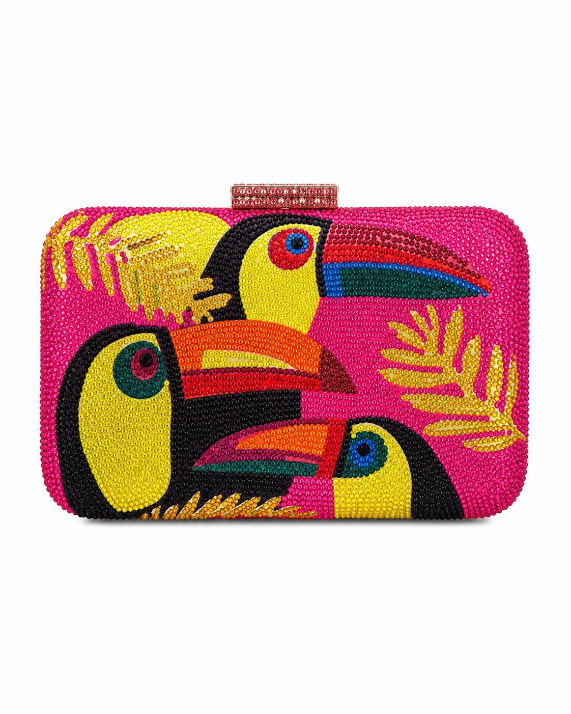🦜 Toucan Spark Swarovski Clutch