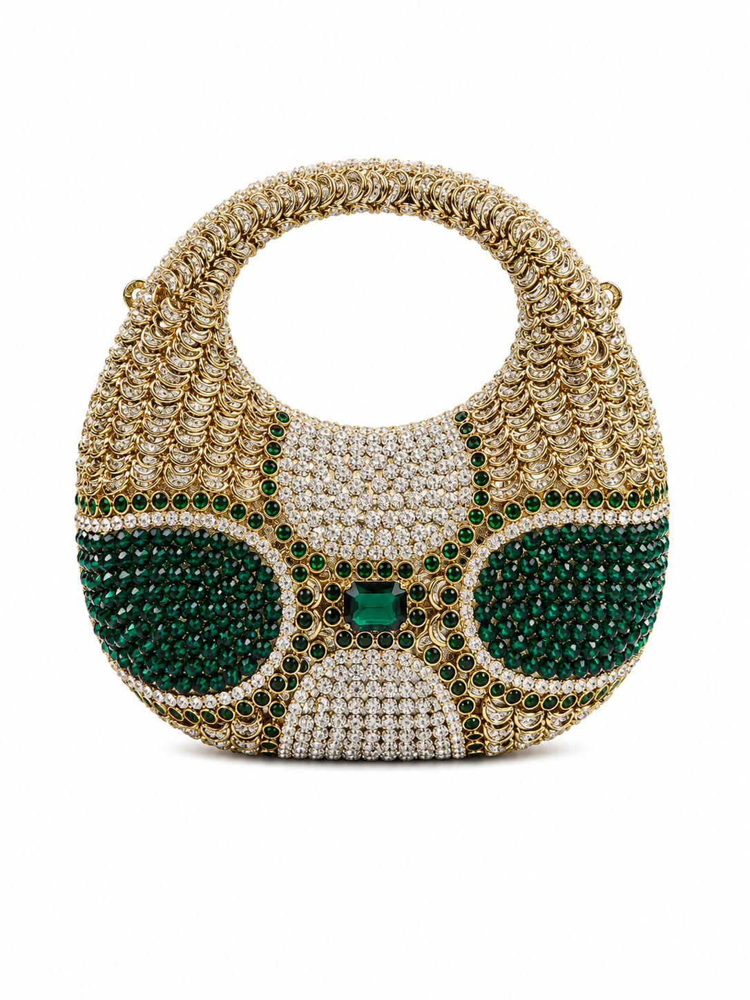 Kundan moon clutch M