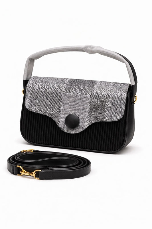 *Urban Luxe Dual Strap Crossbody Bag*