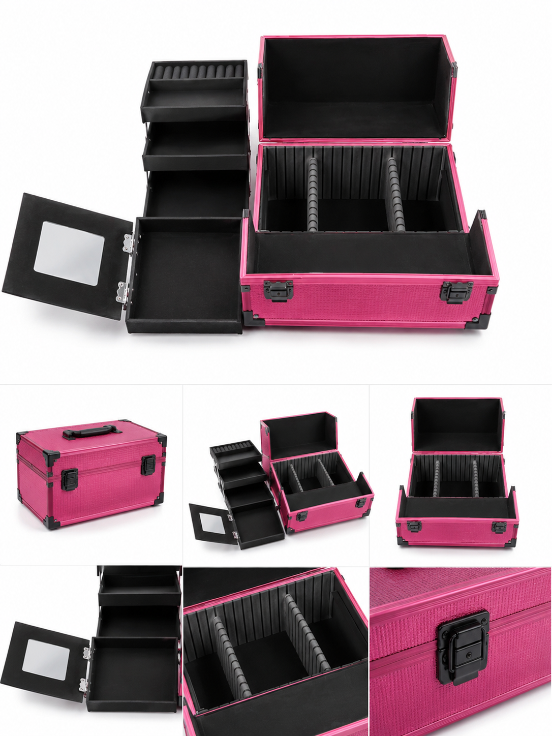 Hot Pink Glam Beauty Case 💖