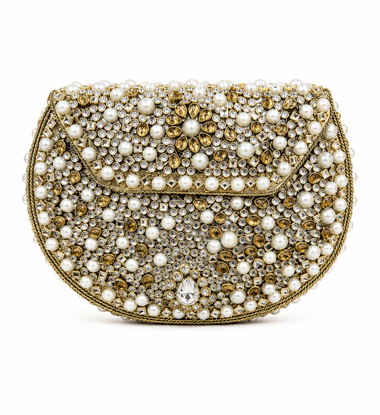 Big indian kundan bras clutch