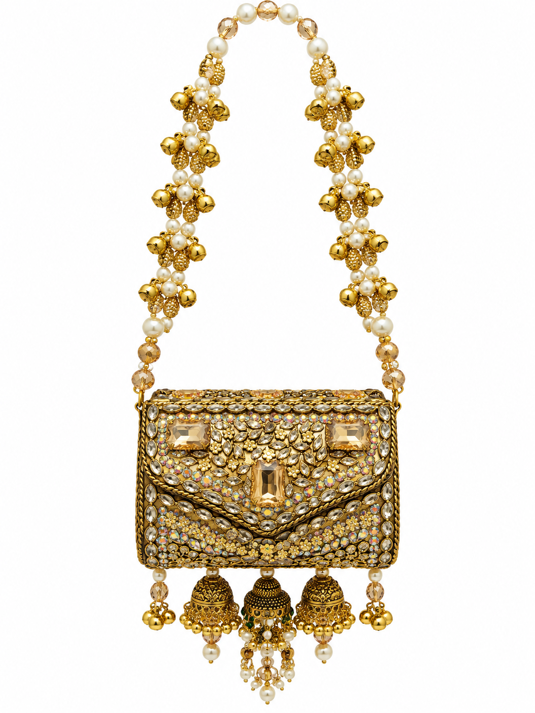 Jhumar Turkish Kundan Clutch