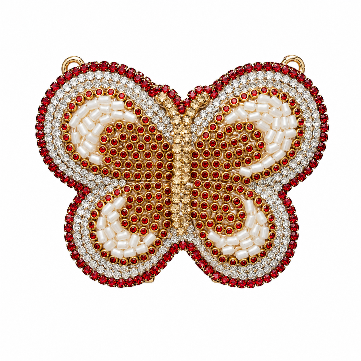 Crystal Flutter Mini butterfly Clutch