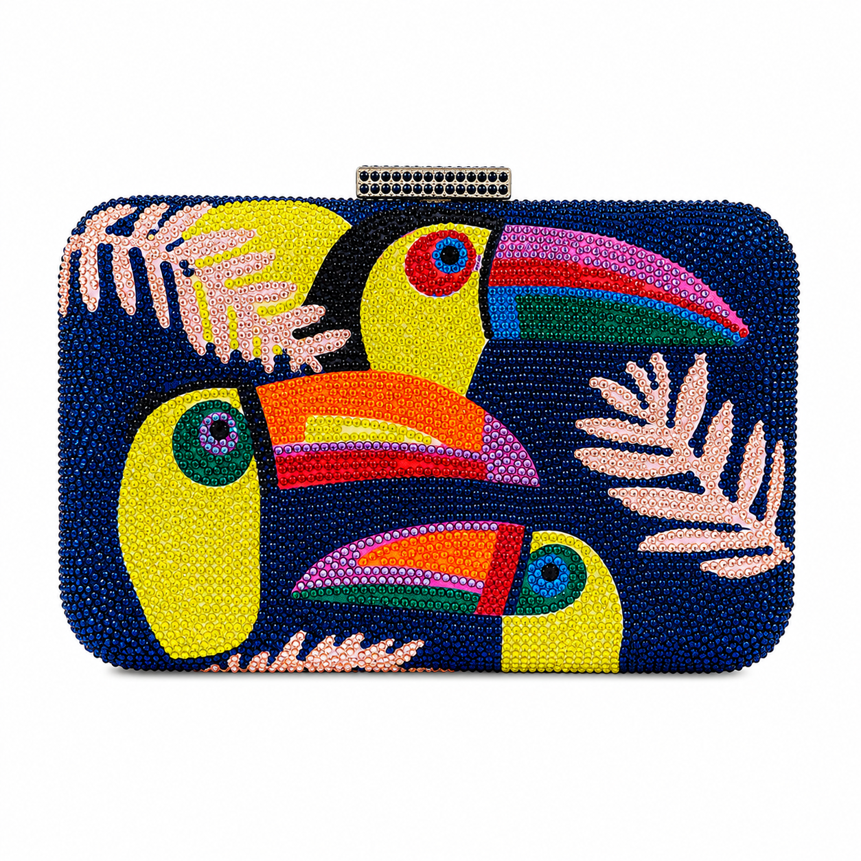 🦜 Toucan Spark Swarovski Clutch