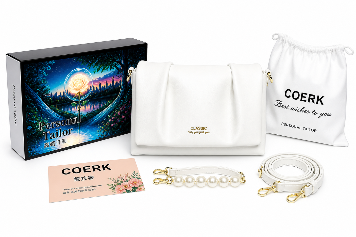 Pearl Grace Luxe Bag With Box