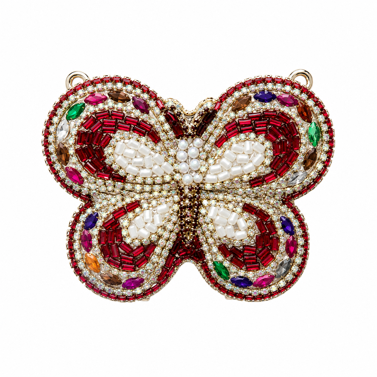 Crystal Flutter Mini butterfly Clutch