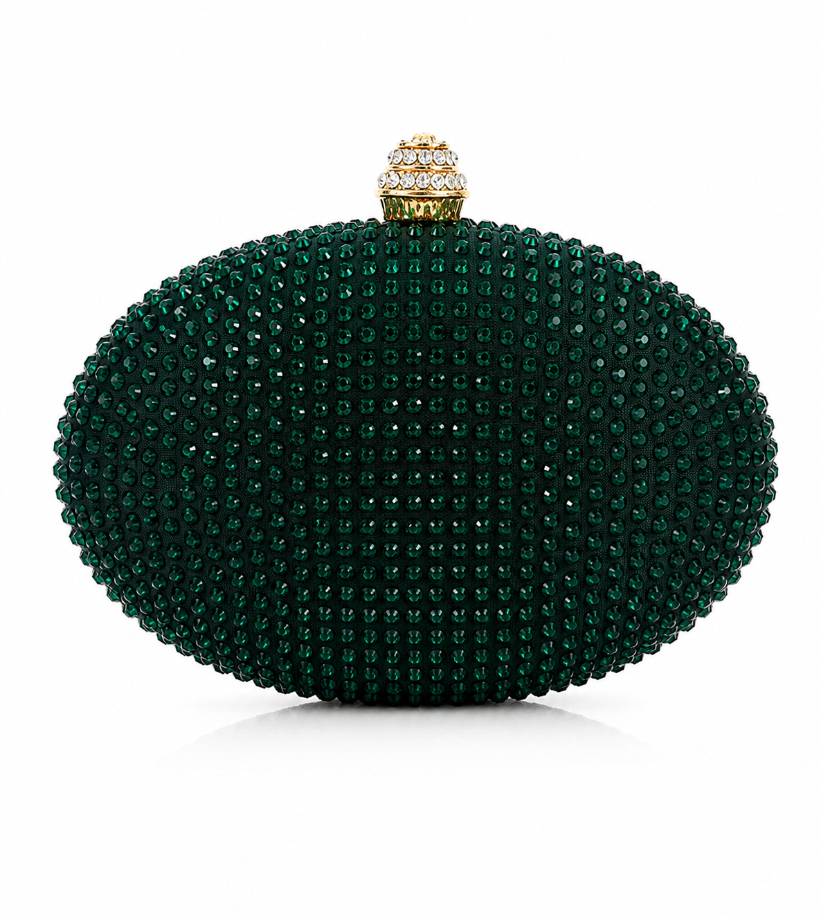 Swarovski Oval Crystal Clutch