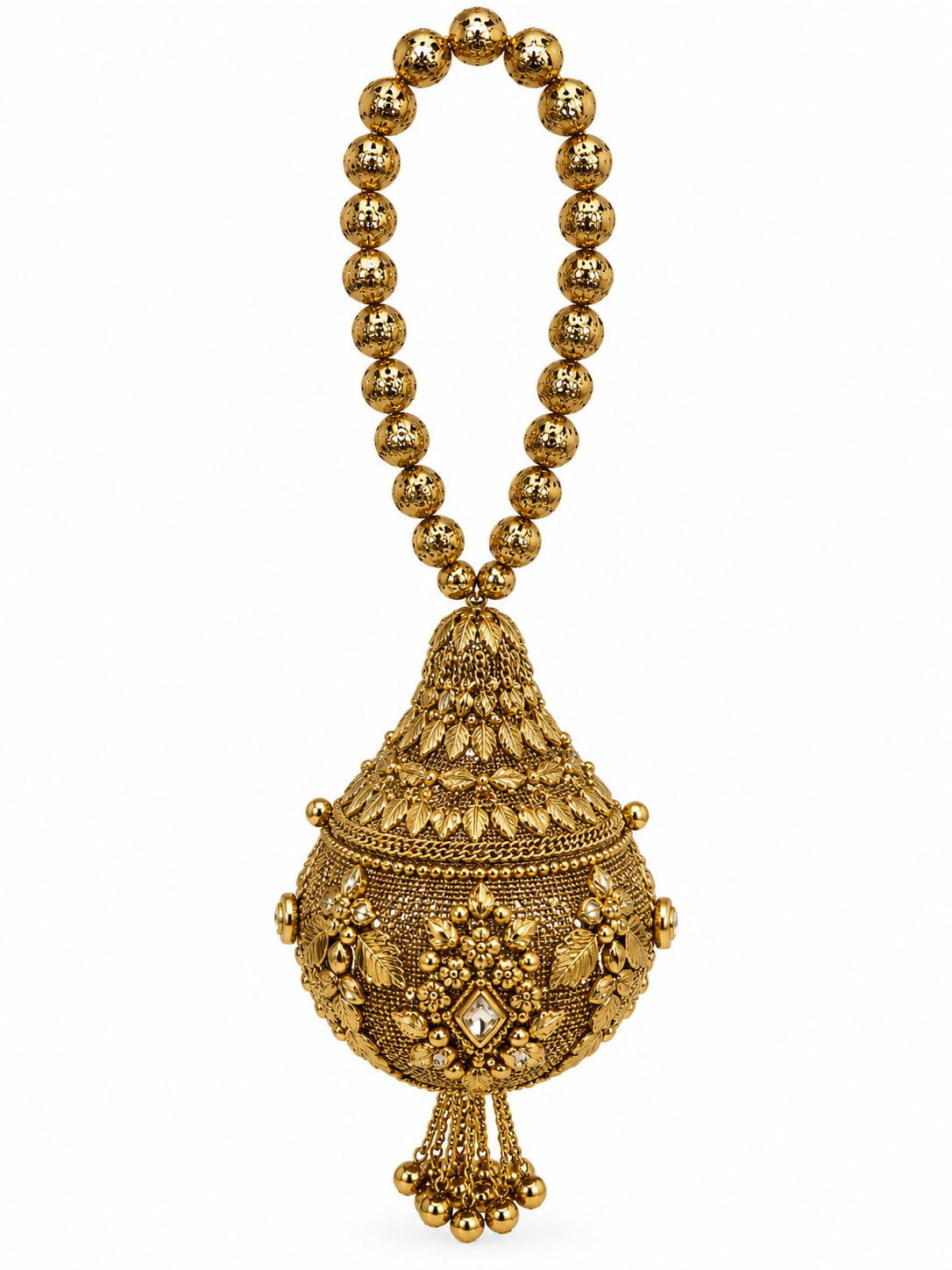 Indian Metal Clutch potli