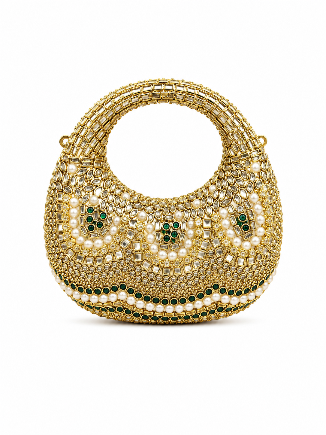 Kundan moon clutch H