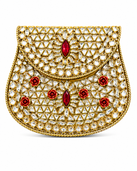 Indian Clutch Kundan Design W