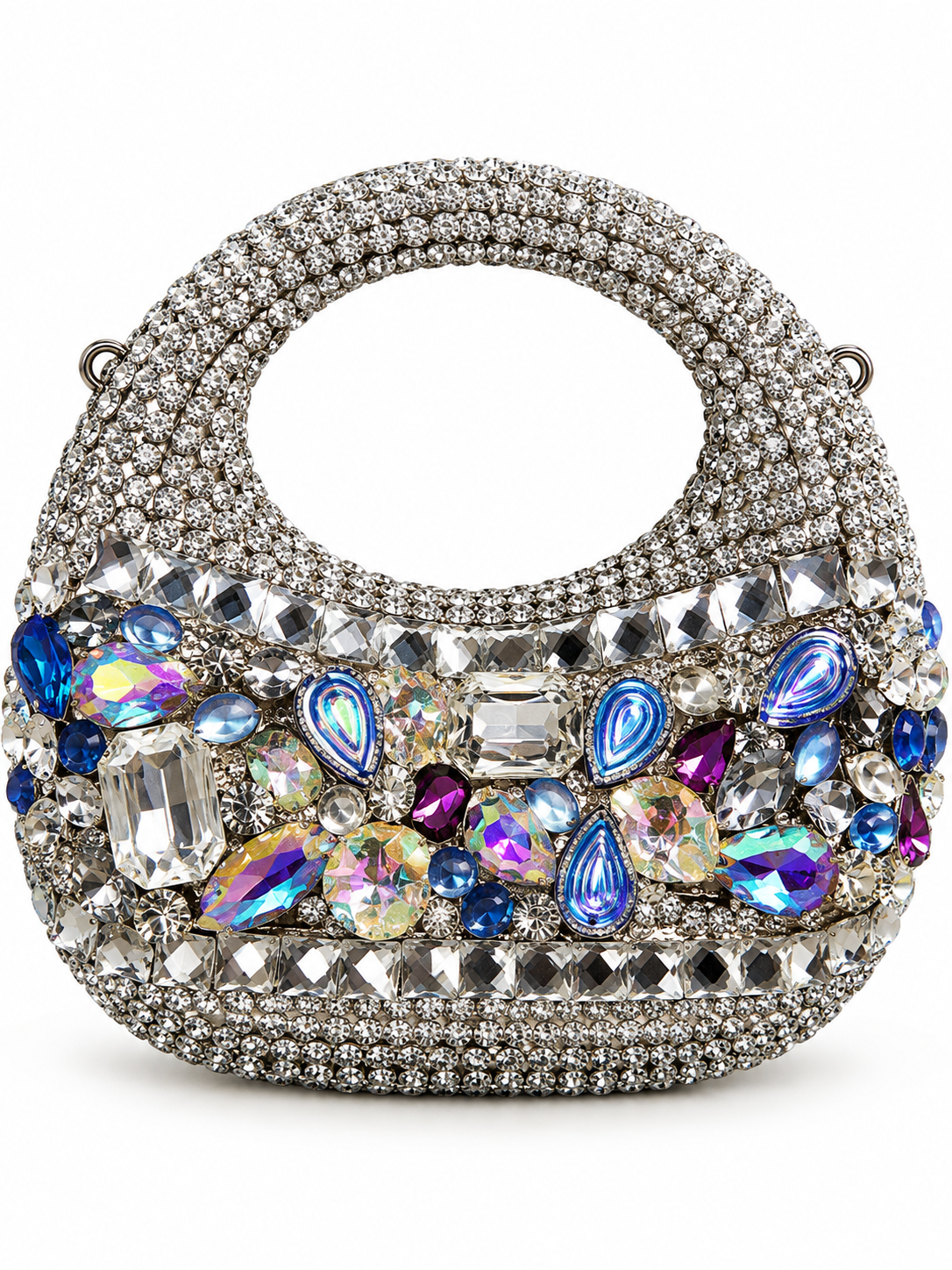 Kundan luxury moon clutch