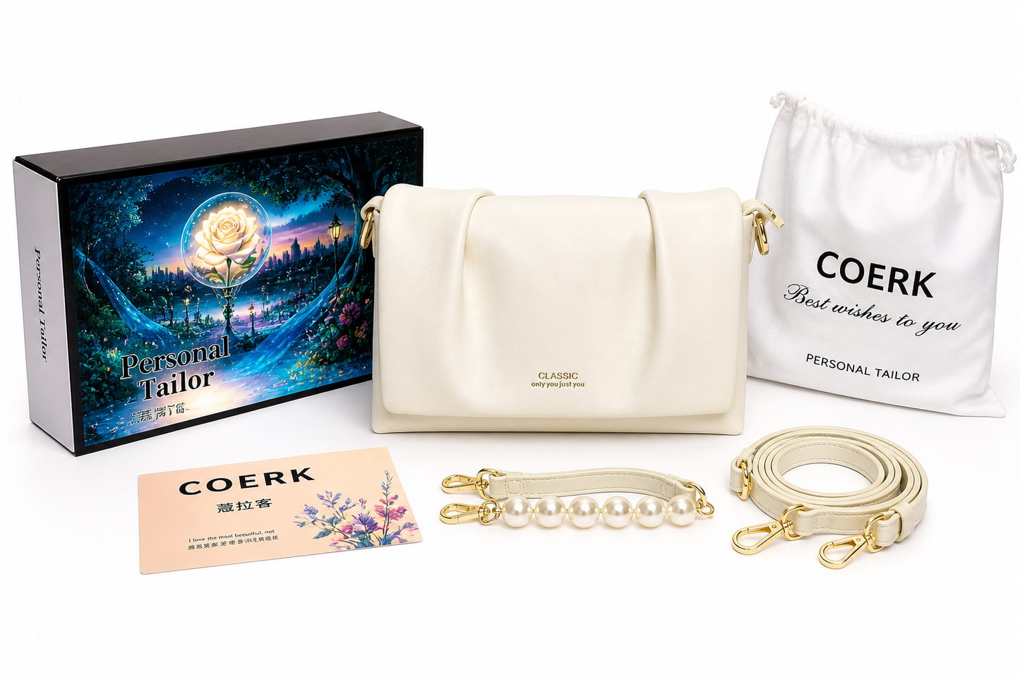 Pearl Grace Luxe Bag With Box