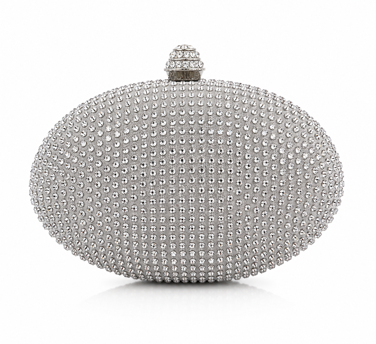 Swarovski Oval Crystal Clutch