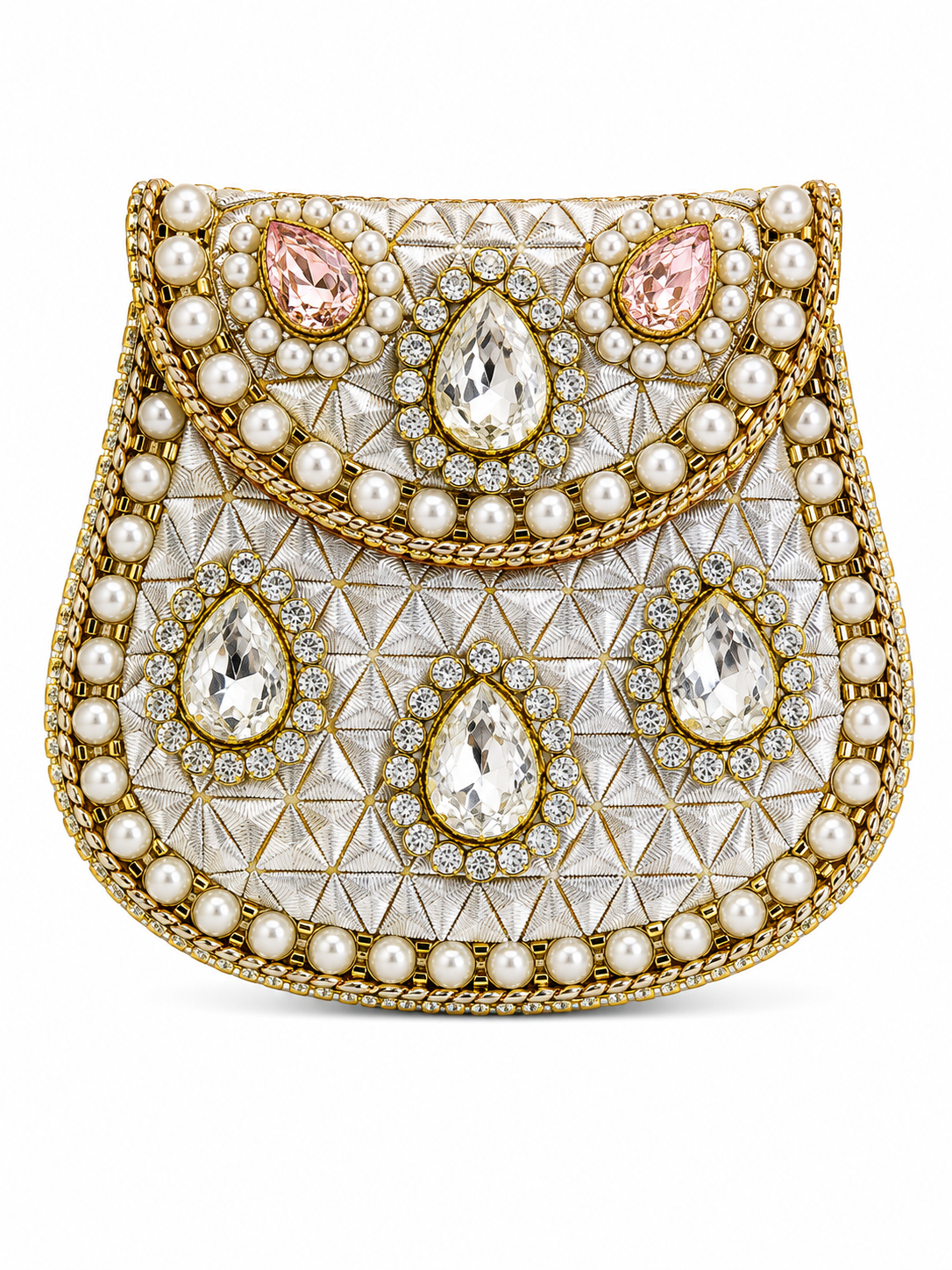 Indian Clutch Kundan Design V