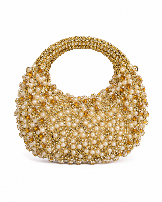 Kundan Moon clutch O
