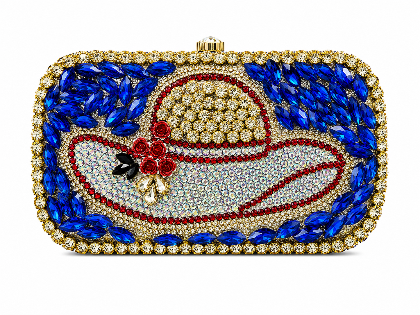 Royal Crystal Hat Clutch