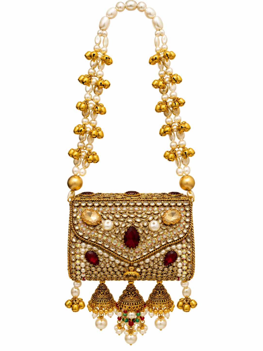 Jhumar Turkish Kundan Clutch