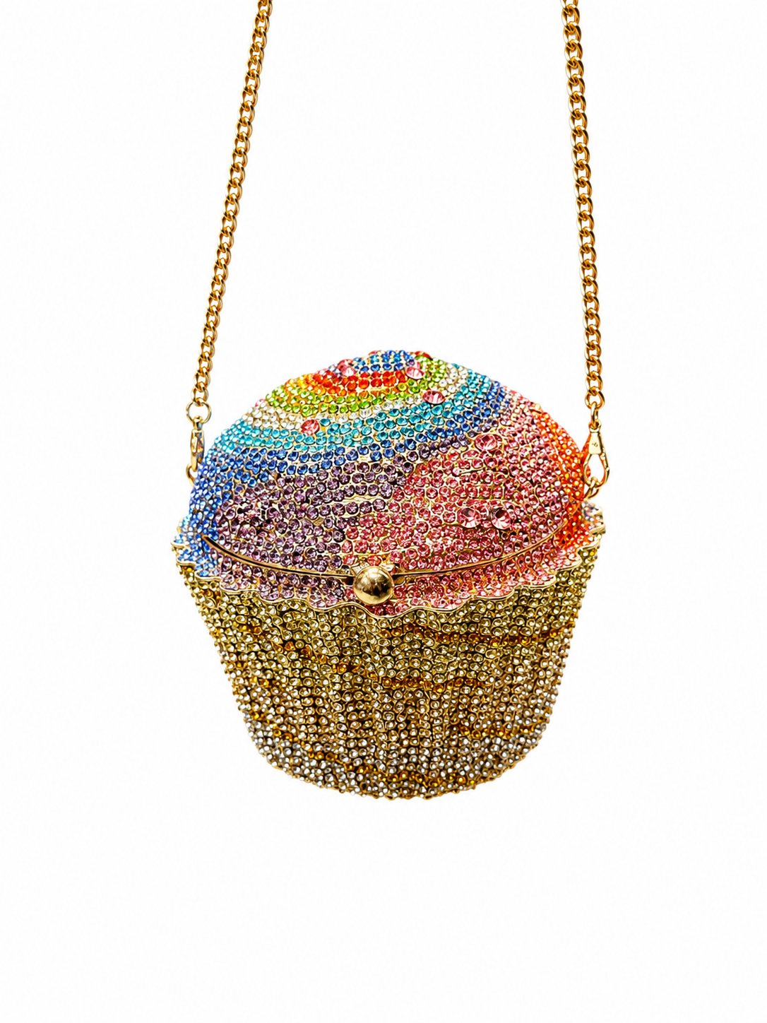 Multicolor cupcake casting clutch