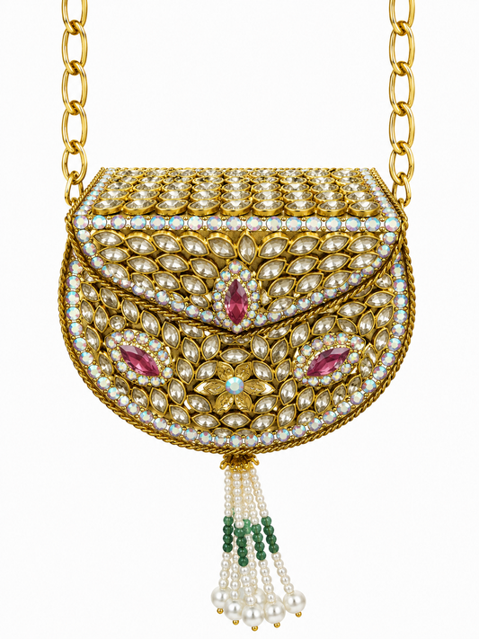 Turkish Kundan Clutch T