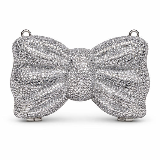 *Swarovski Glam Mini Bow Clutch* silver