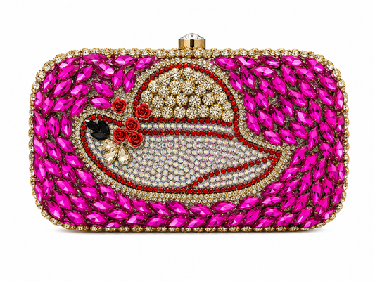 Royal Crystal Hat Clutch