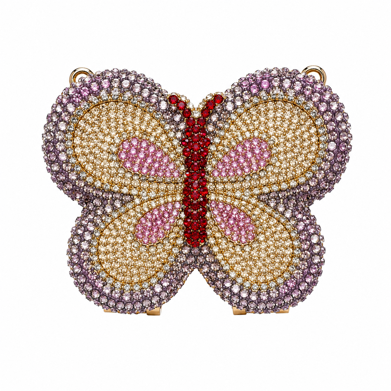 Crystal Flutter Mini butterfly Clutch